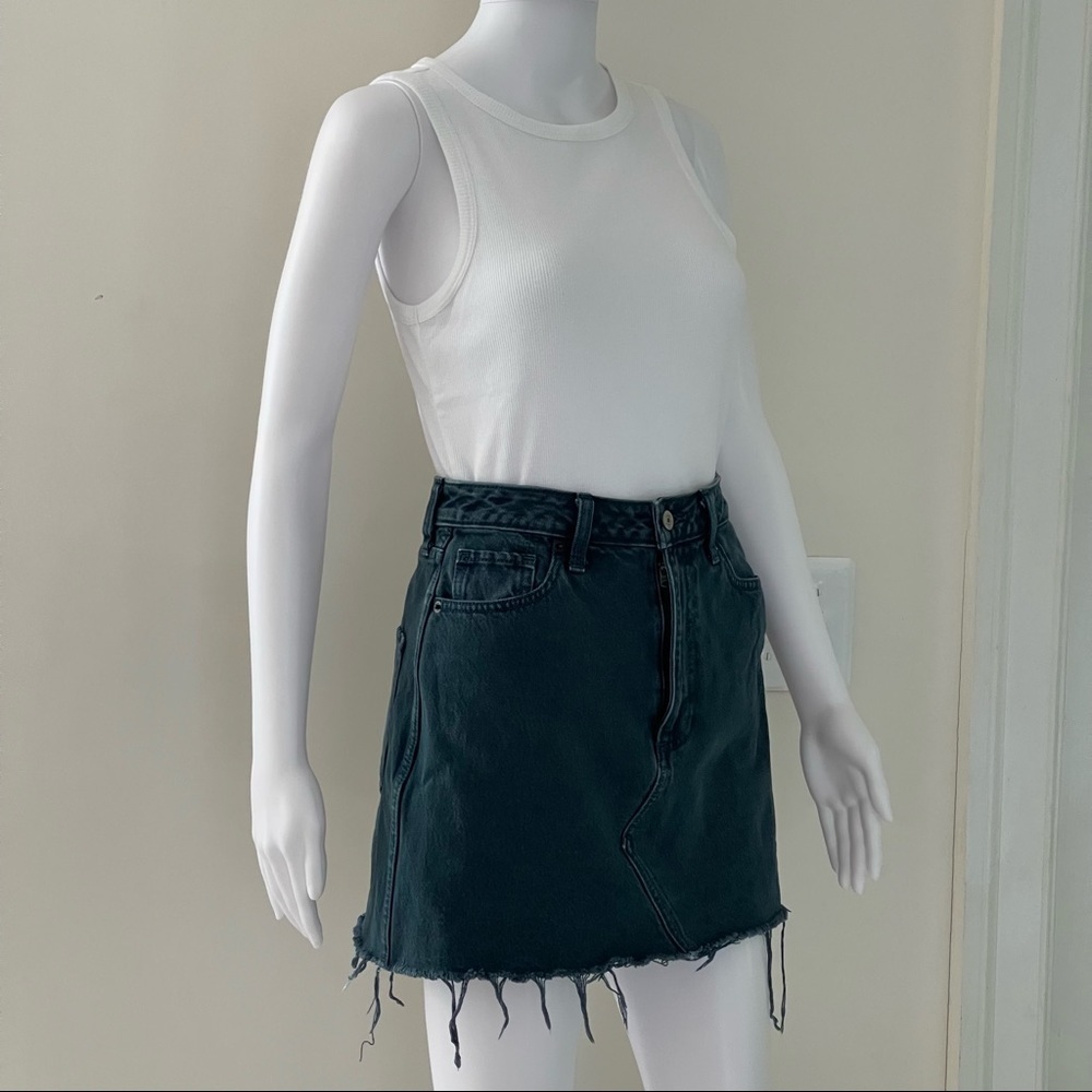 Abercrombie and Fitch Zoe Natural Rise Vintage A-Line Skirt size 27/4 - Picture 4 of 8